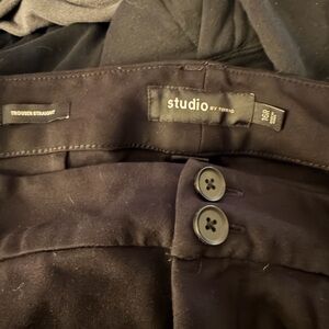 Torrid Black Trouser Straight Pants